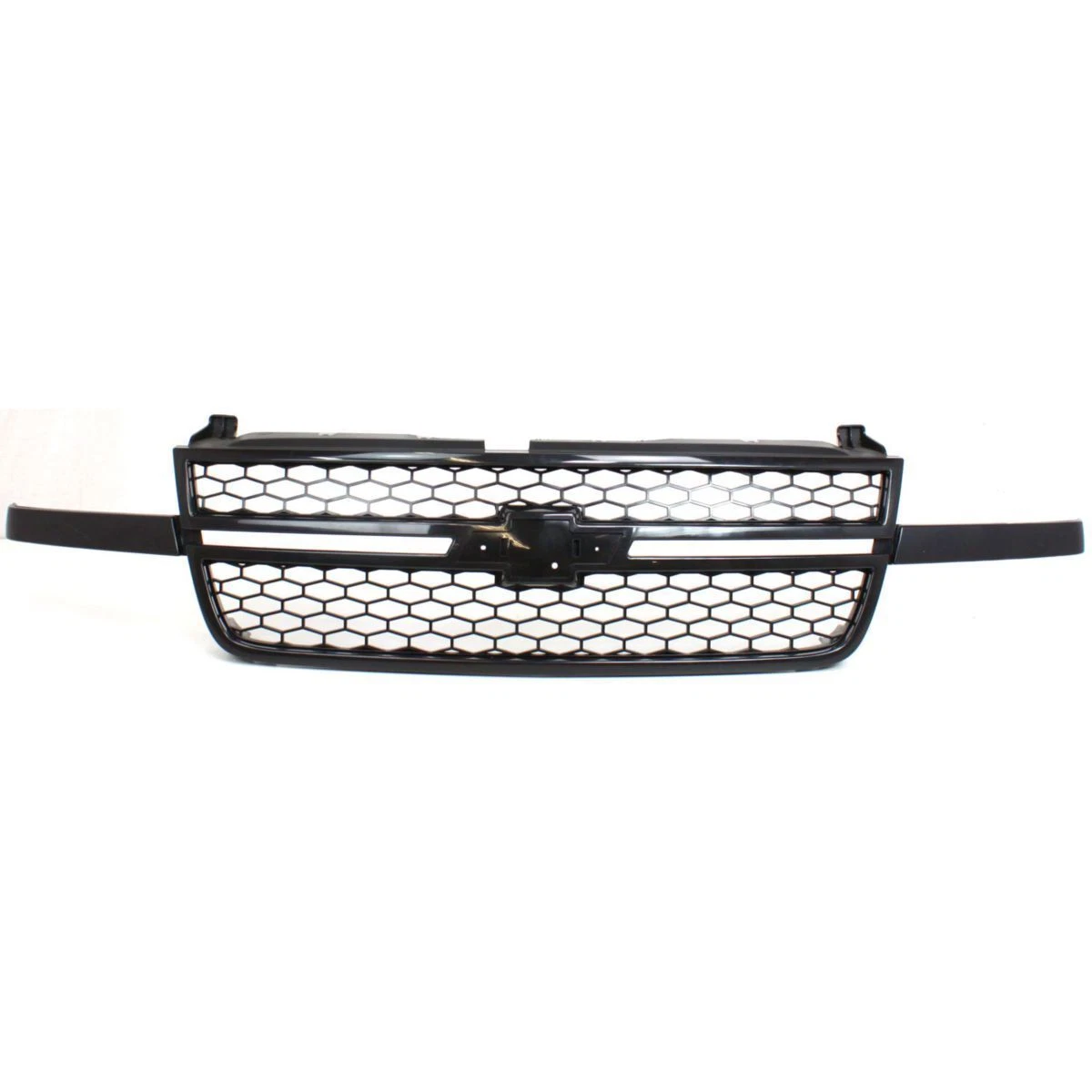 New Front Grille Black Fits 2003 2007 Chevy Silverado 1500 Classic GM1200586