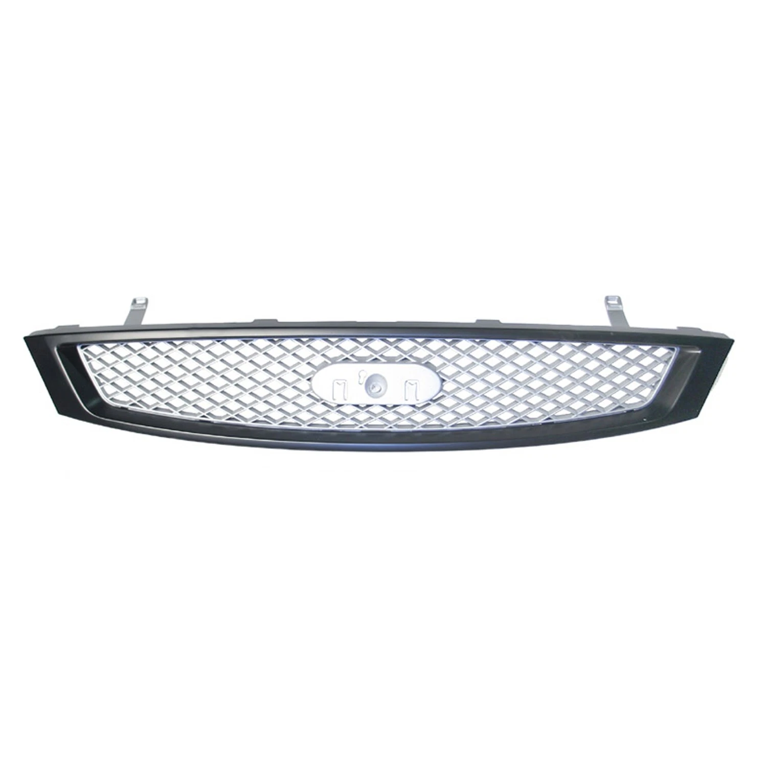 New Front Grille Assembly Painted Black Fits 2005-2007 Ford Focus FO1200432