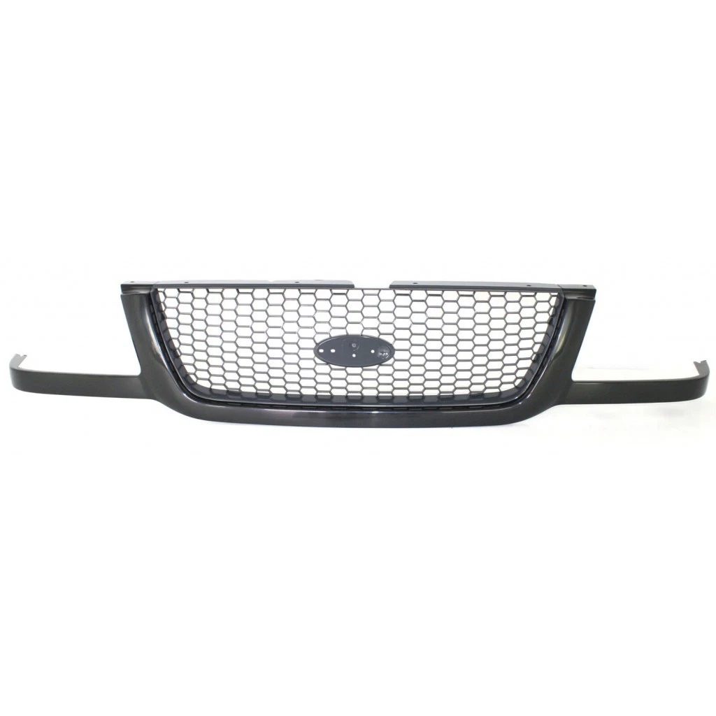 For Ford Ranger Grille Assembly 2001-2003 Mesh Painted Black Shell FO1200395