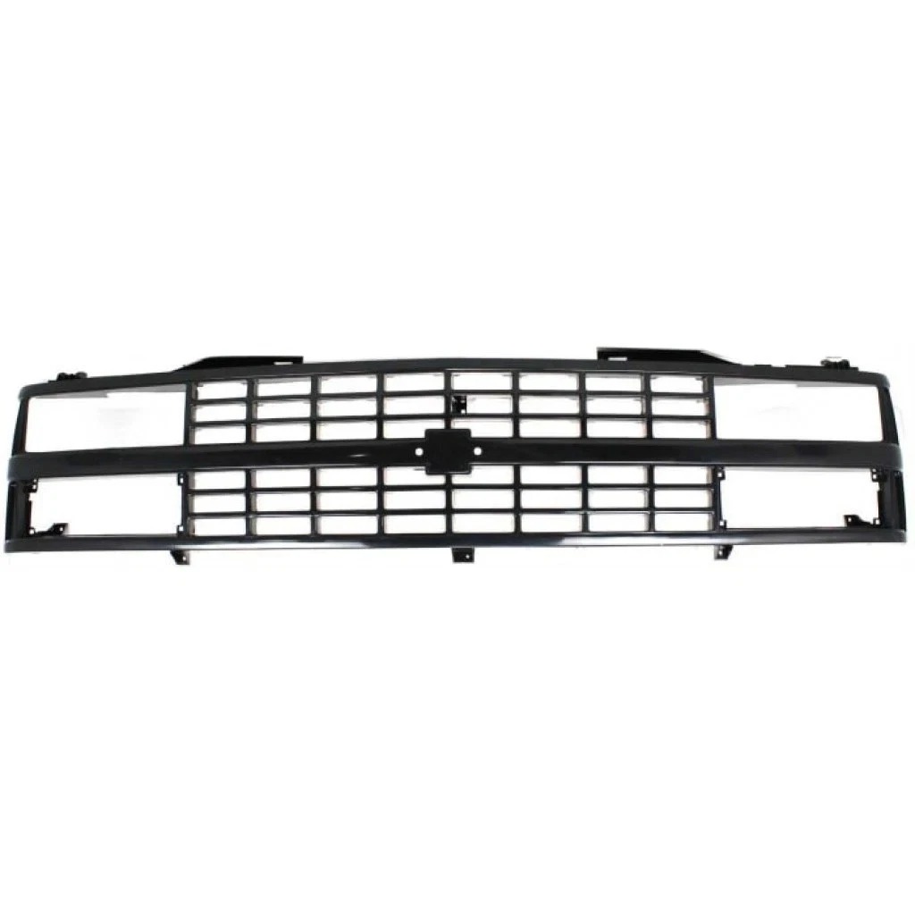 New Front Grille Assembly Black 1988-1993 Chevrolet C1500 K1500 GM1200228