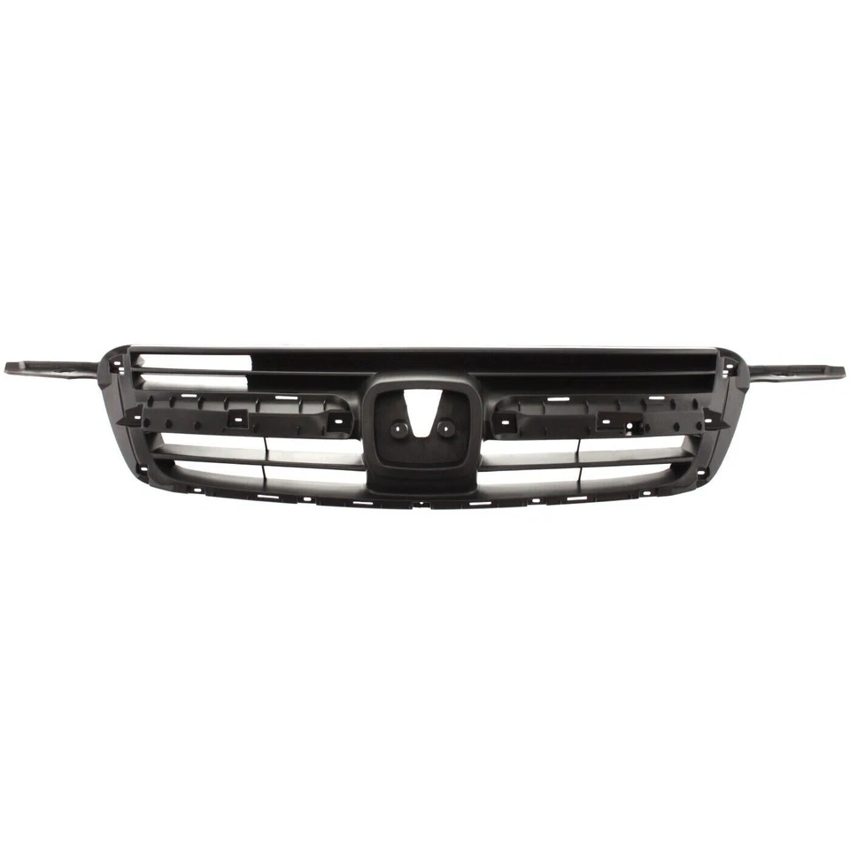 New Front Grille Grill Assembly Textured Gray Plastic Fits 2002-2004 Honda CR-V