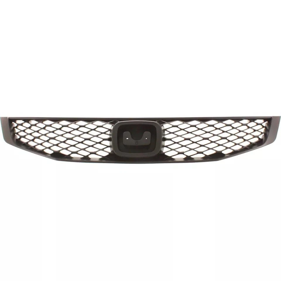 New Front Grille Assembly Textured Black Fits 2009-2011 Honda Civic HO1200199