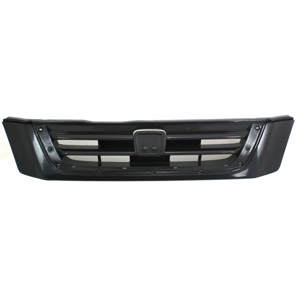 New Front Grille Assembly Painted Black Fits 1997-2001 Honda CR-V HO1200138